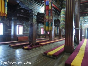 Inside the monastery